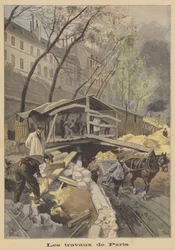 Travaux de construction du métro de Paris